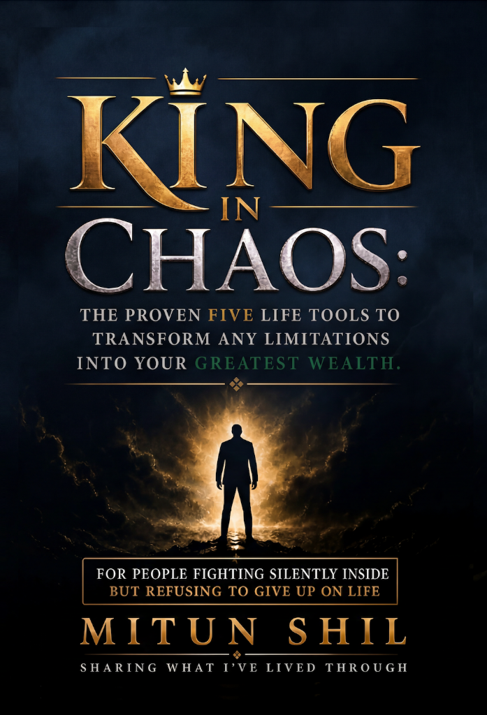 King in Chaos book cover by Mitun Shil